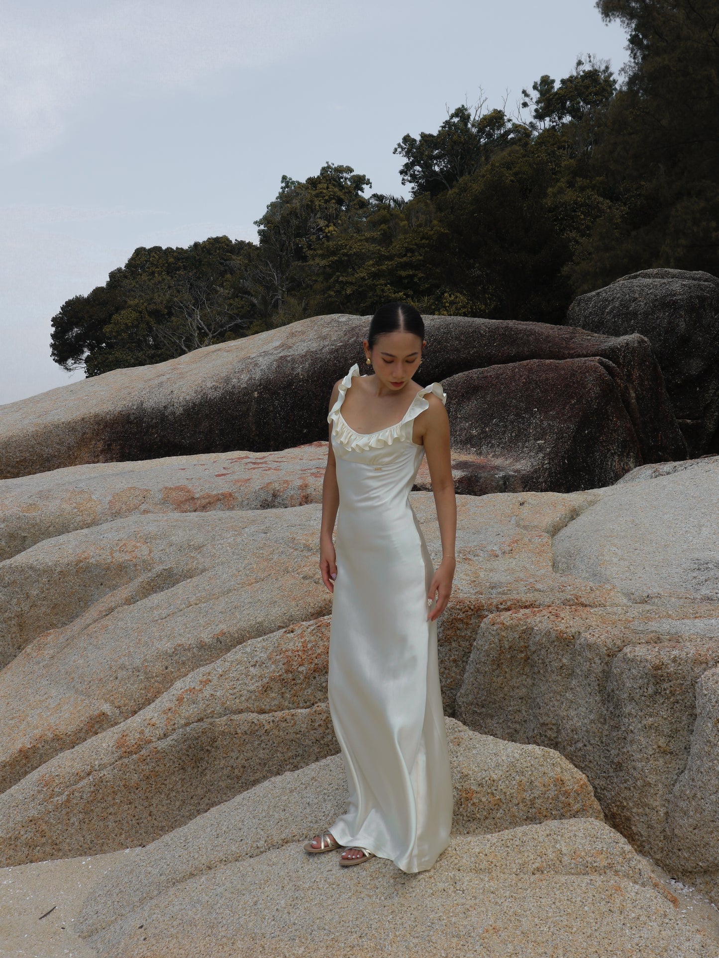 Syrena Maxi Dress in Ivory