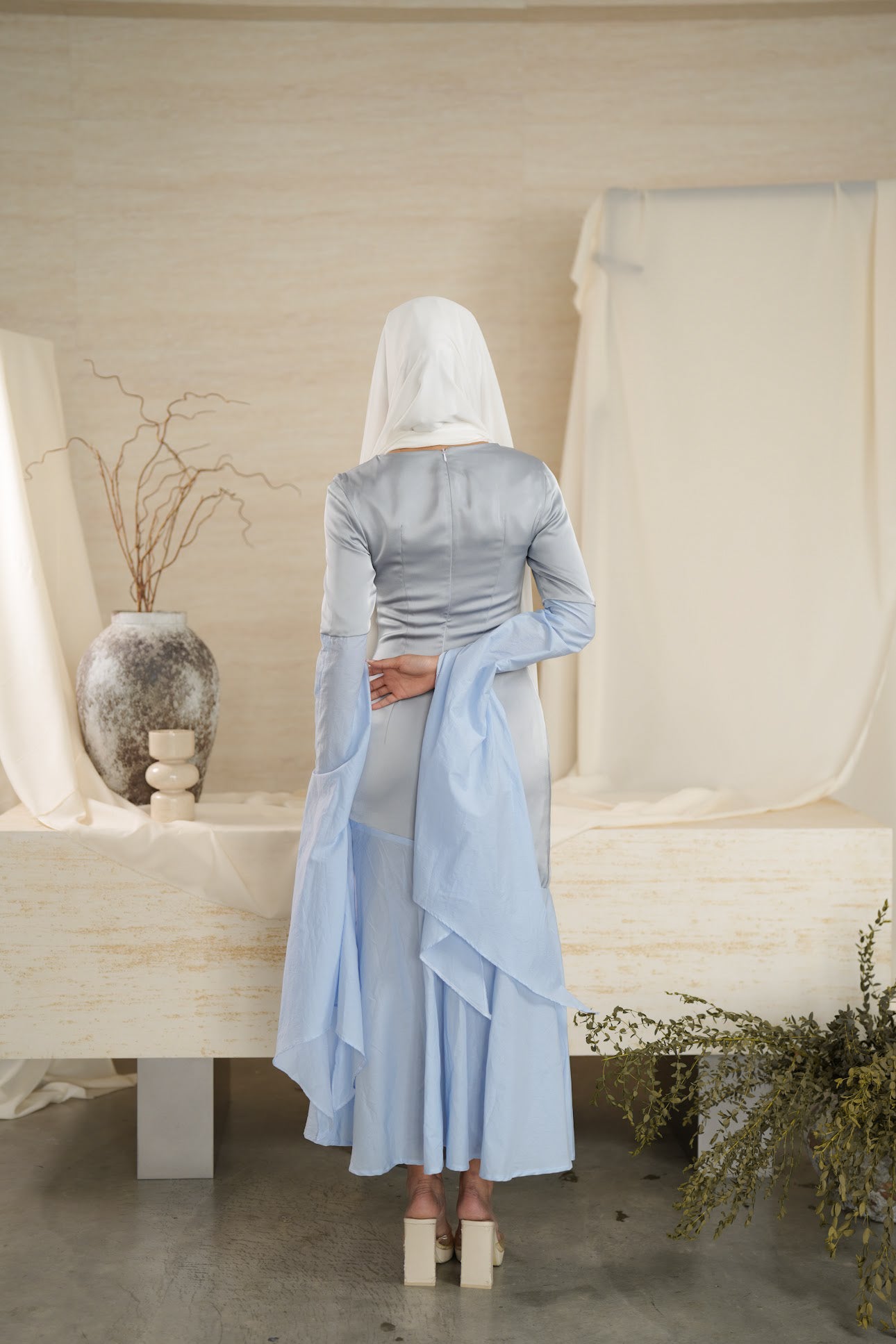 Zareya Dress in Blue Iris