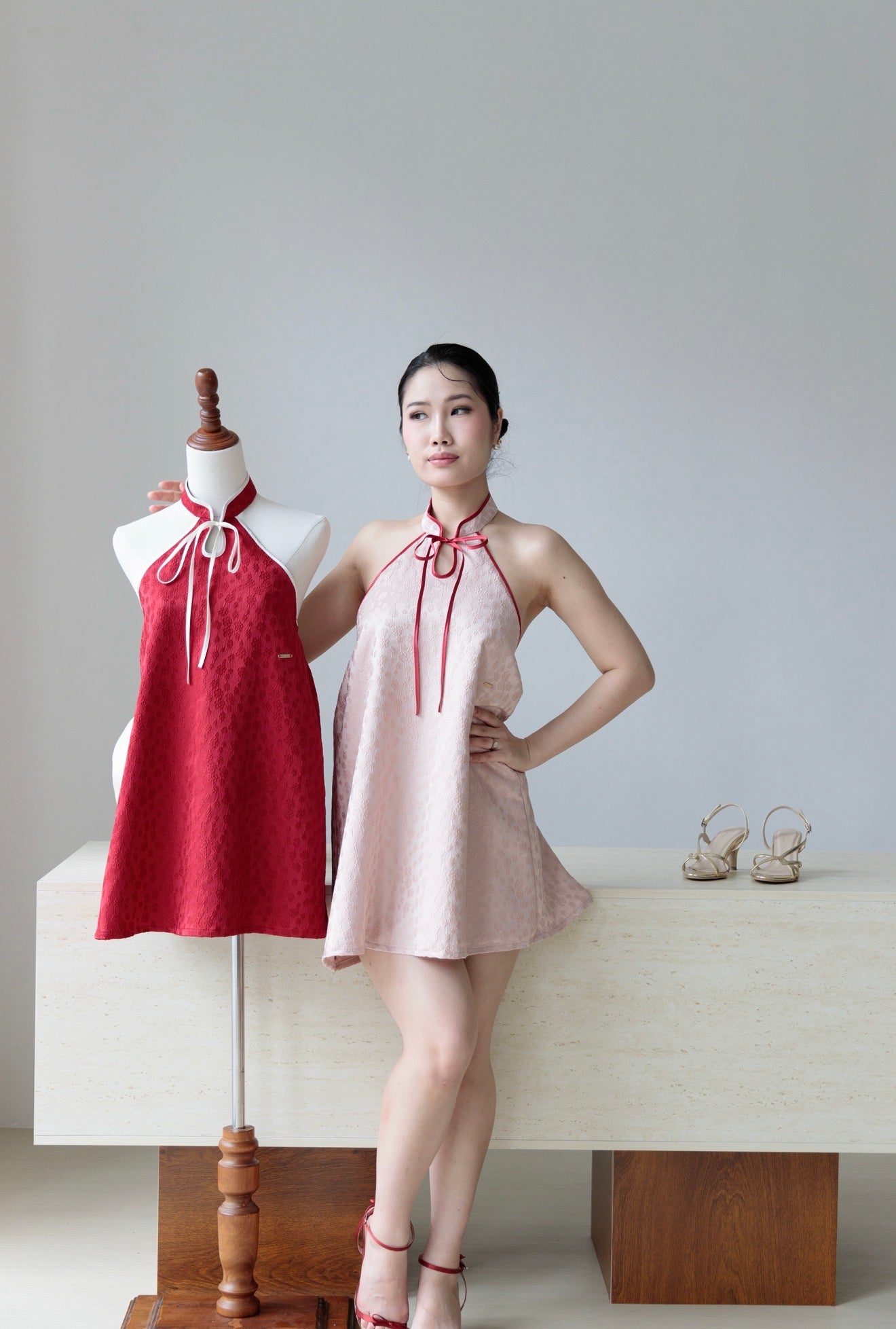 Dahlia Flowy Dress | Mauve