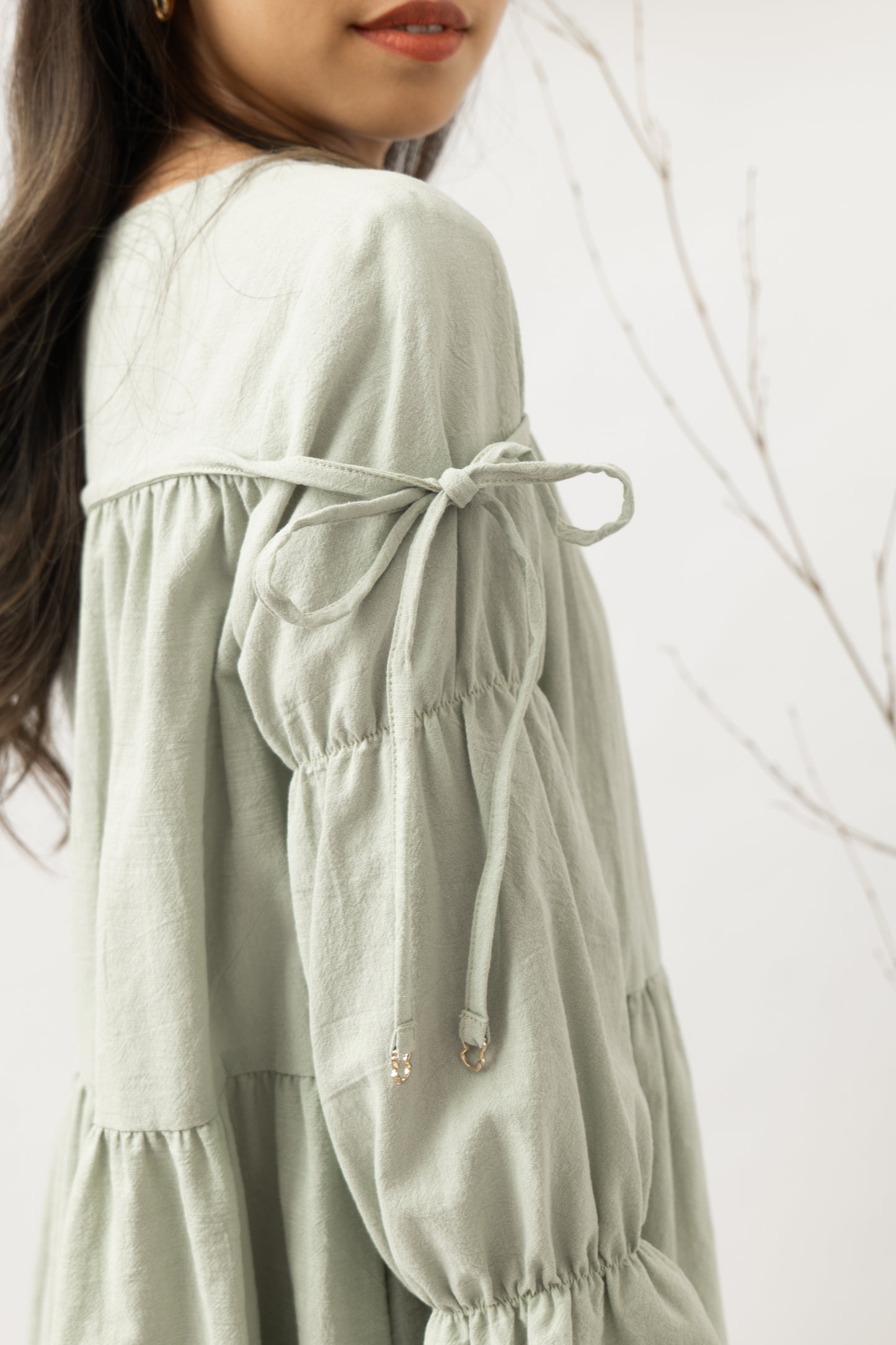 Nori Dress in Sage