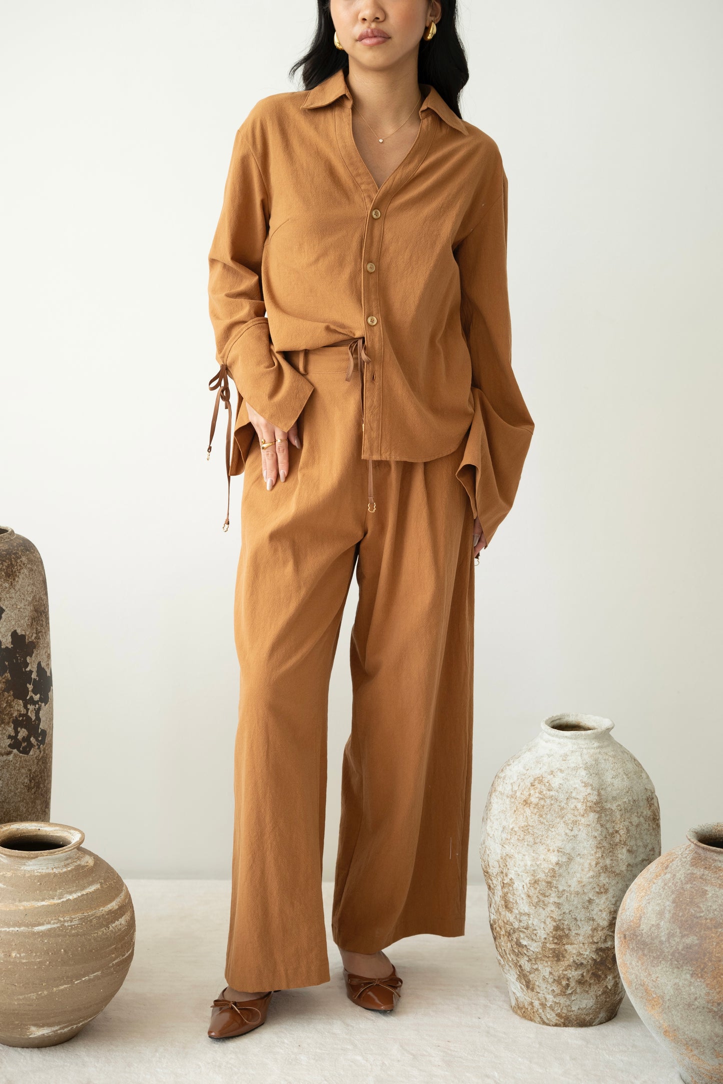 Lorna Trousers in Cinnamon