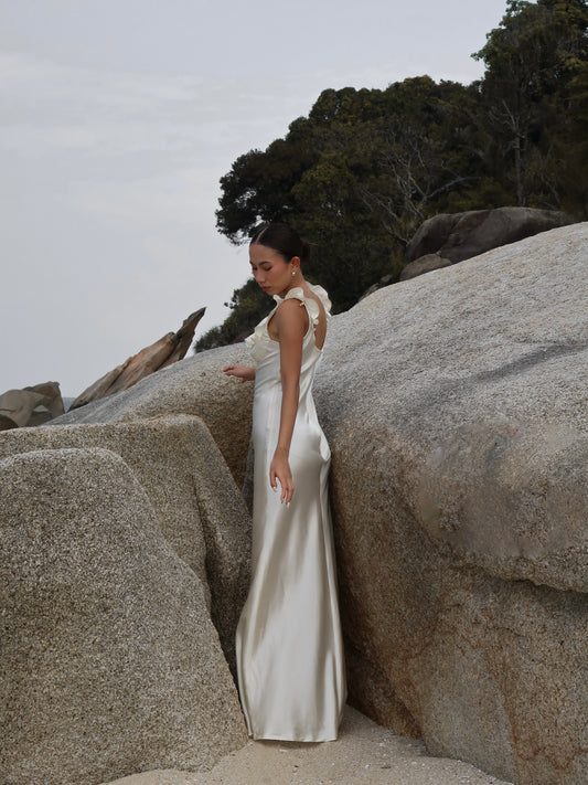 Syrena Maxi Dress in Ivory