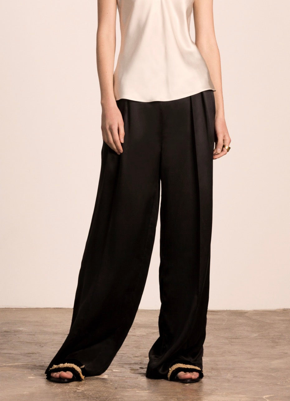 Mills High Waisted Pleated Pants