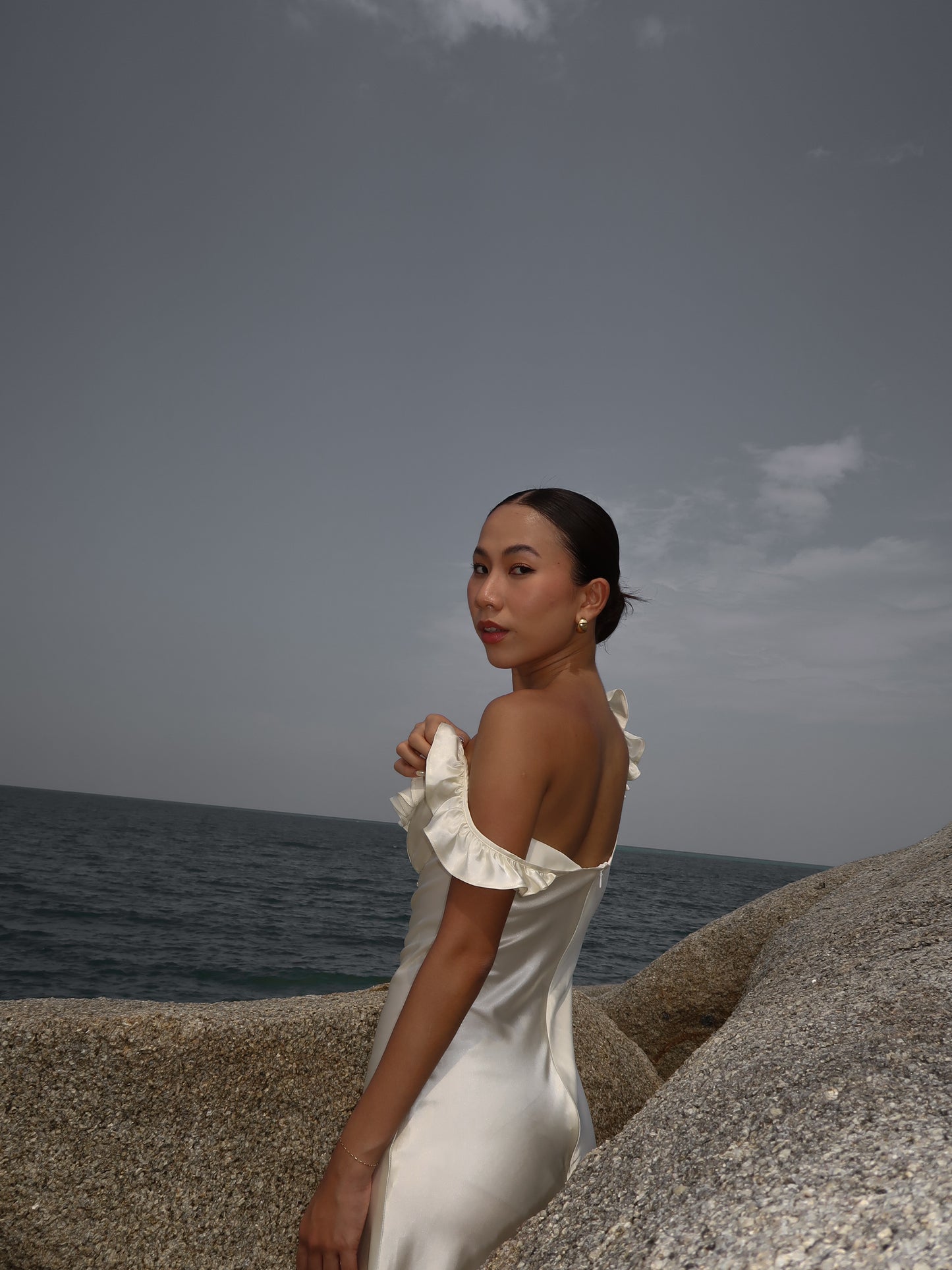 Syrena Maxi Dress in Ivory