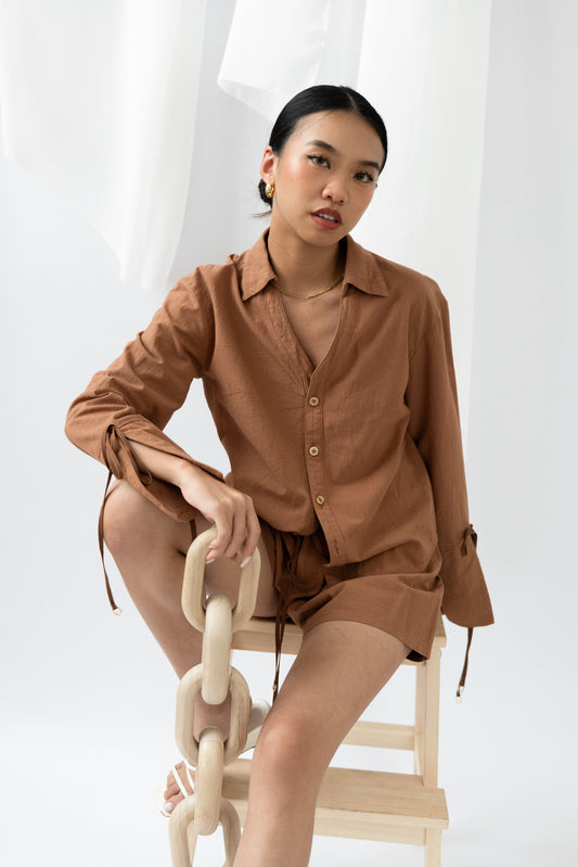 Lorna Shirt in Cinnamon